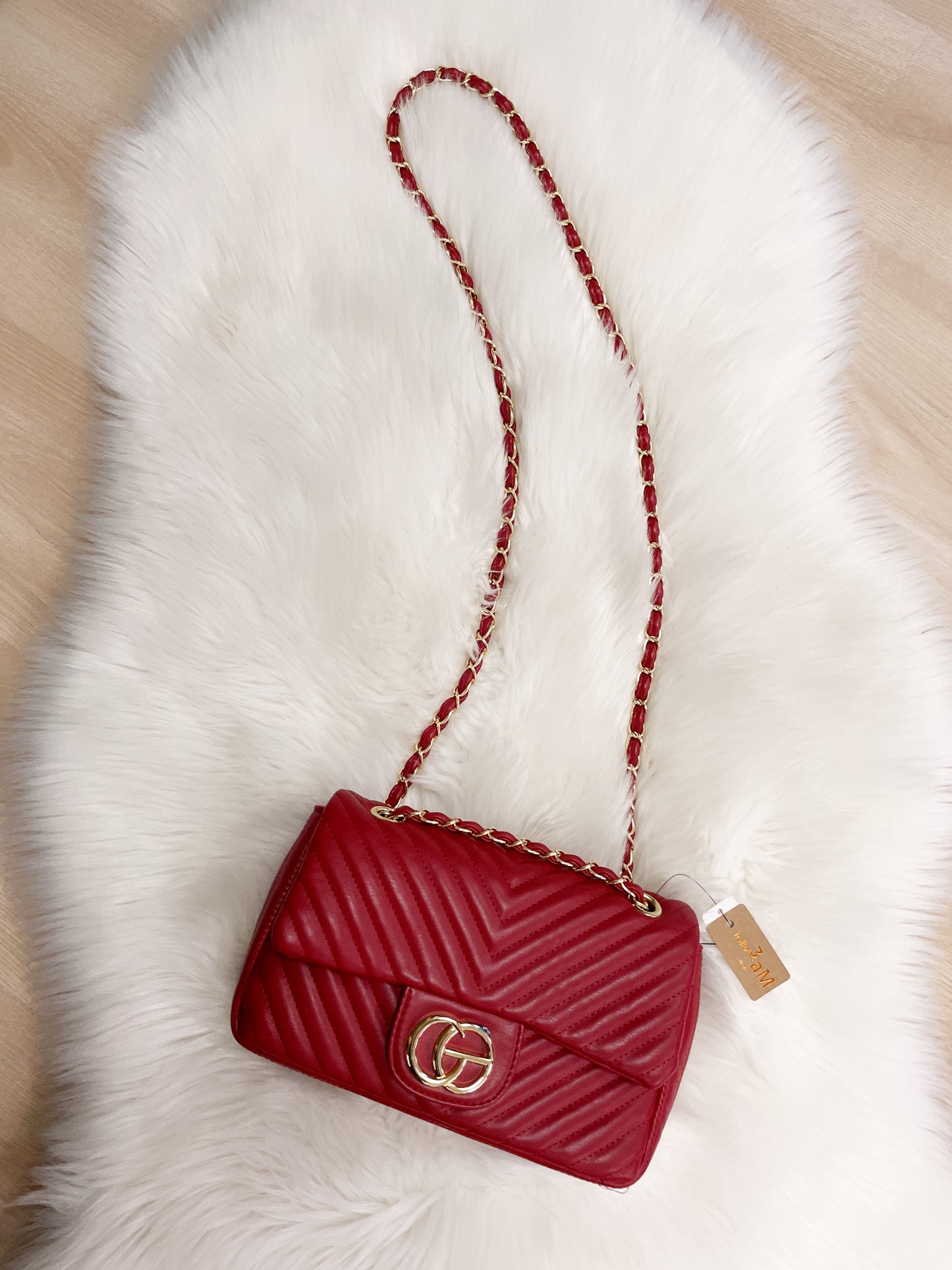 Crimson Red Handbag ❤